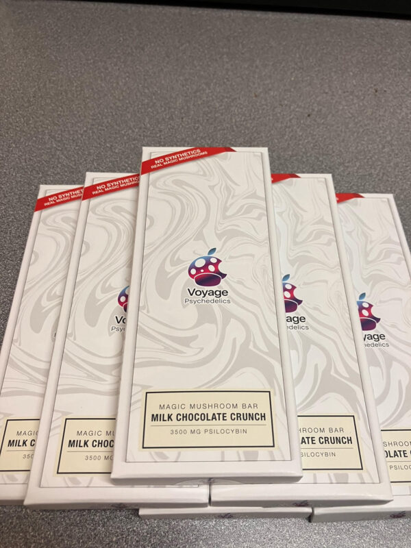 Voyage Psych 3.5g Magic Mushroom Bar – Milk Chocolate Crunch